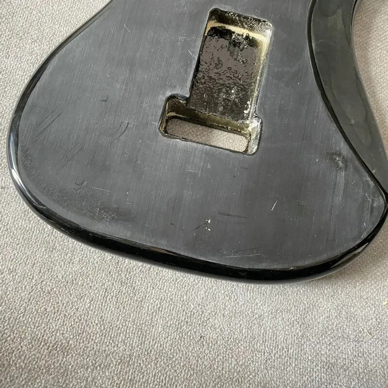 Blue Burst DIY Project Basswood Guitar Solid Body Fit Stratocaster Strat