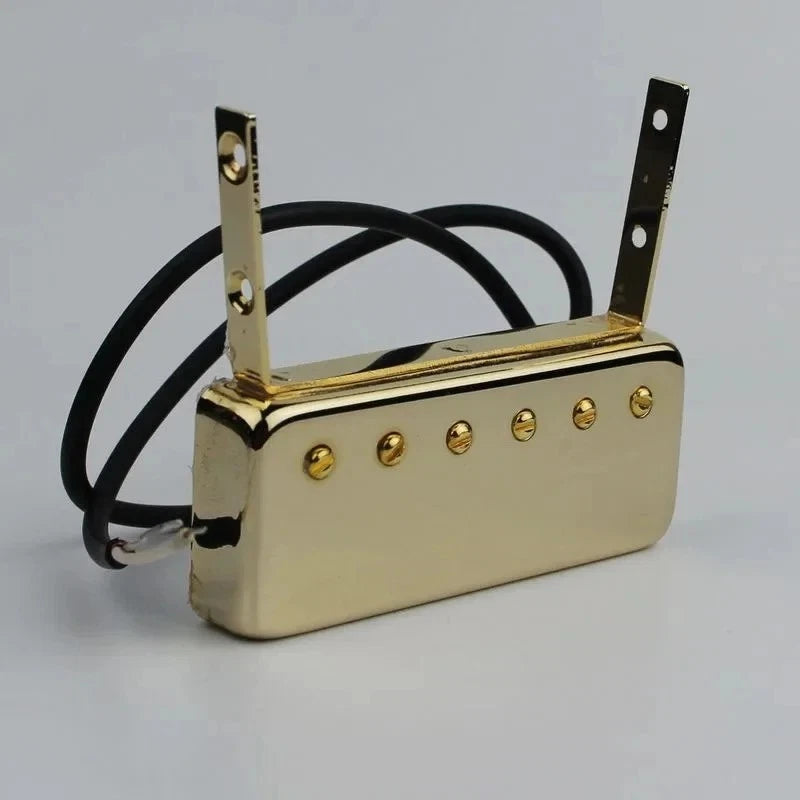 Gold Mini Humbucker Float Jazz Guitar Neck Pickup