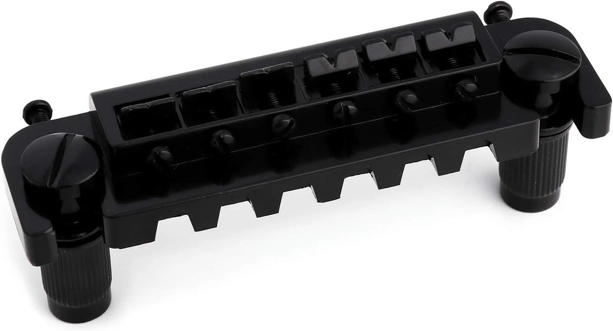 Black Guitar Wraparound Tune O Matic Bridge Fit Epiphone Les Paul LP SG