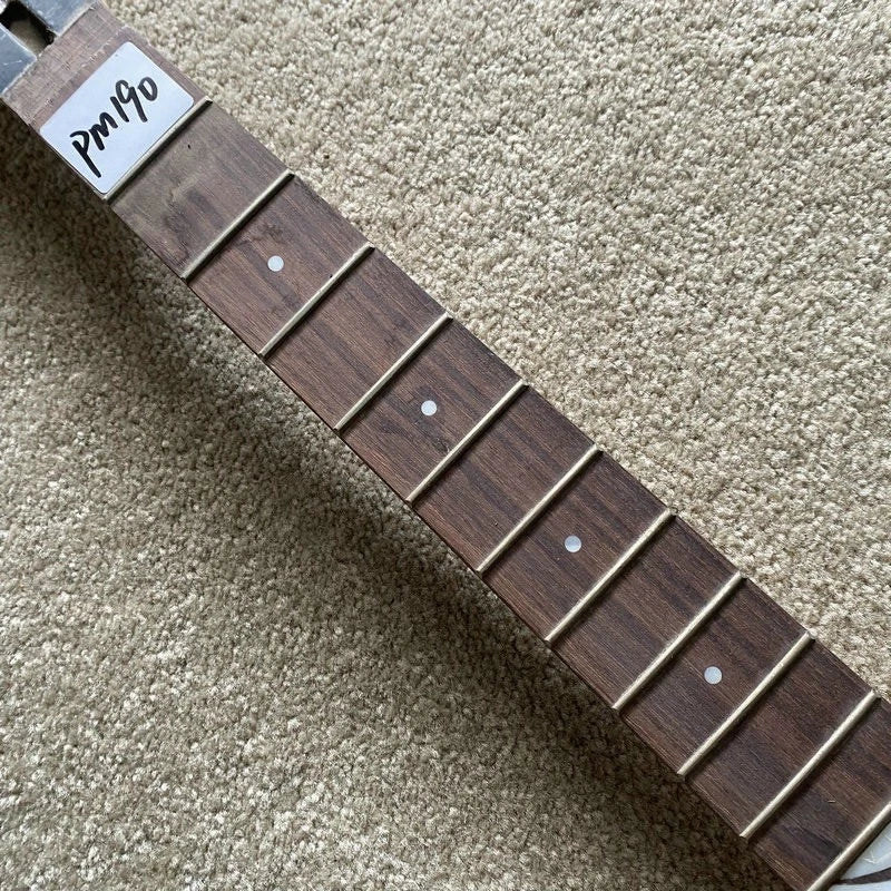 Maple Wood Guitar Neck, Reversed Headstock, Rosewood Fingerboard, 24 Frets