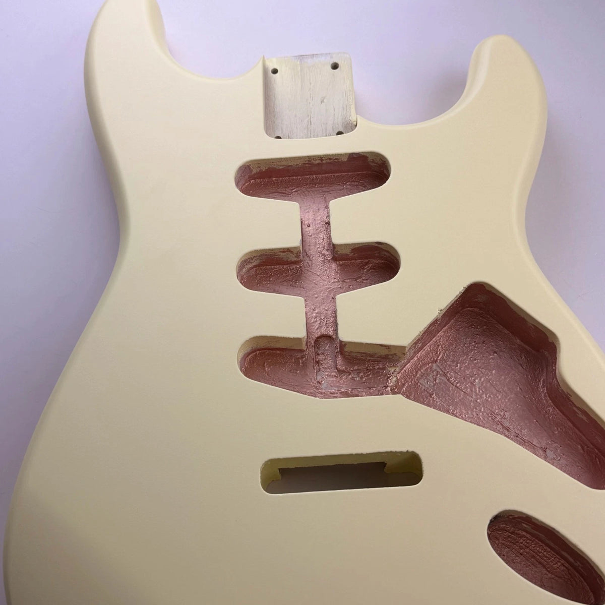 Vintage Yellow Alder Guitar Body Fit ST