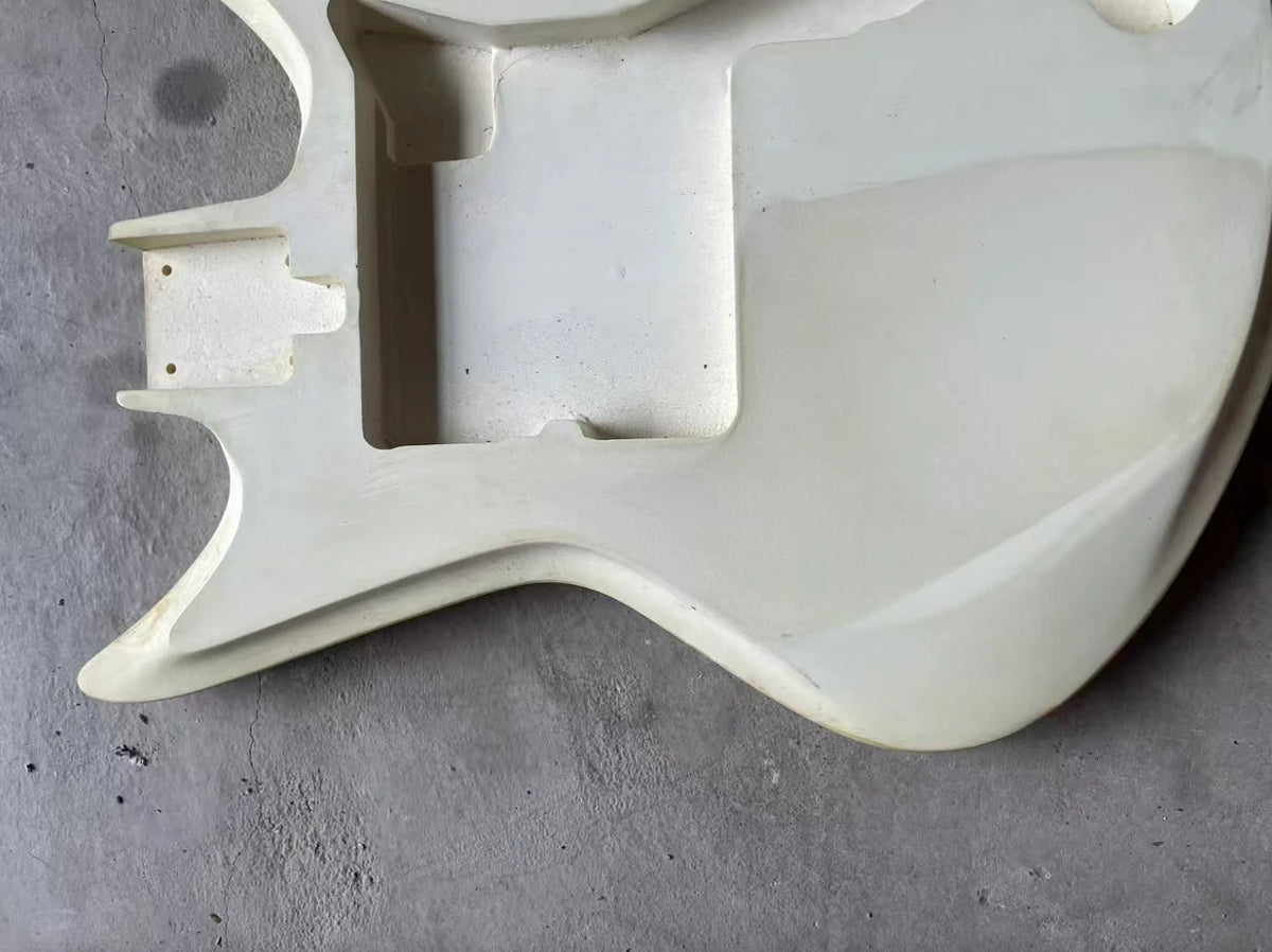 White Guitar DIY Project Body Fit Teisco Sharkfin