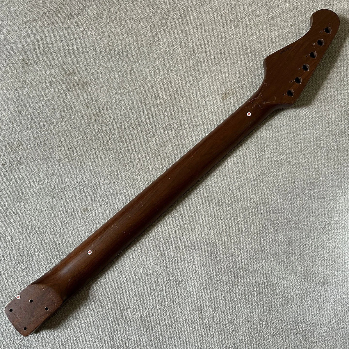 Guitar Neck, 24 Frets, 648mm, Right Hand, Roasted Maple Wood