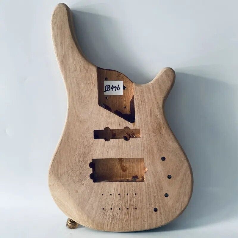 5/6 String Electric Bass Mahogany Wood Body