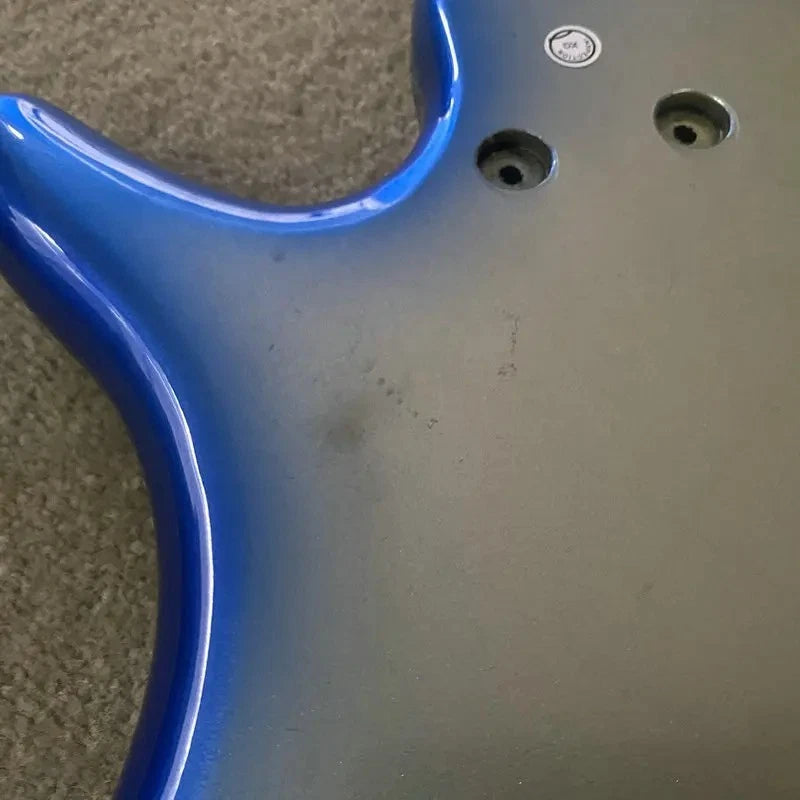Blue Burst 4 String Bass Basswood Body