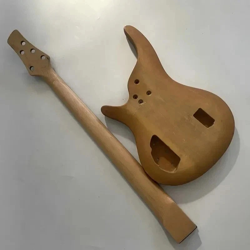 5 String Electric Bass Basswood Body with Maple Neck, Rosewood Fretboard