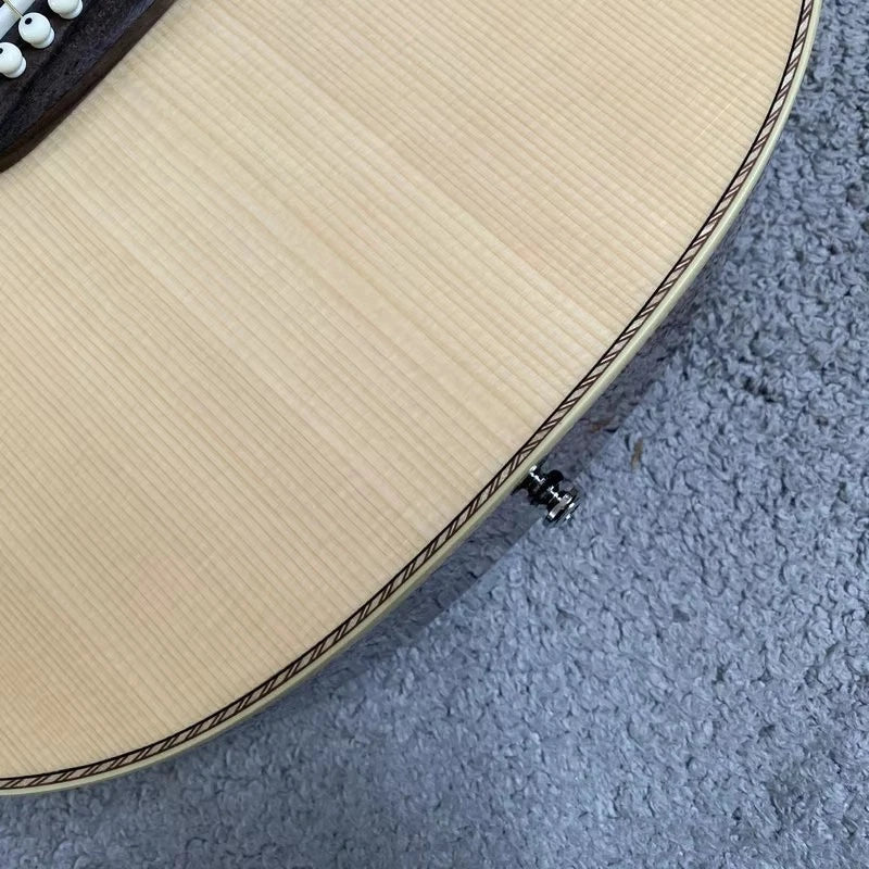 36-Inch All-Solid Spruce &amp; Okoume Folk Guitar