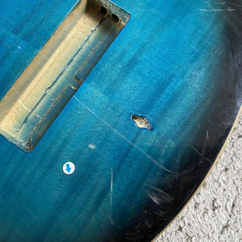 Blue Hawaiian Guitar DIY Project, Tiger Maple Body, Rosewood Body,Maple Neck