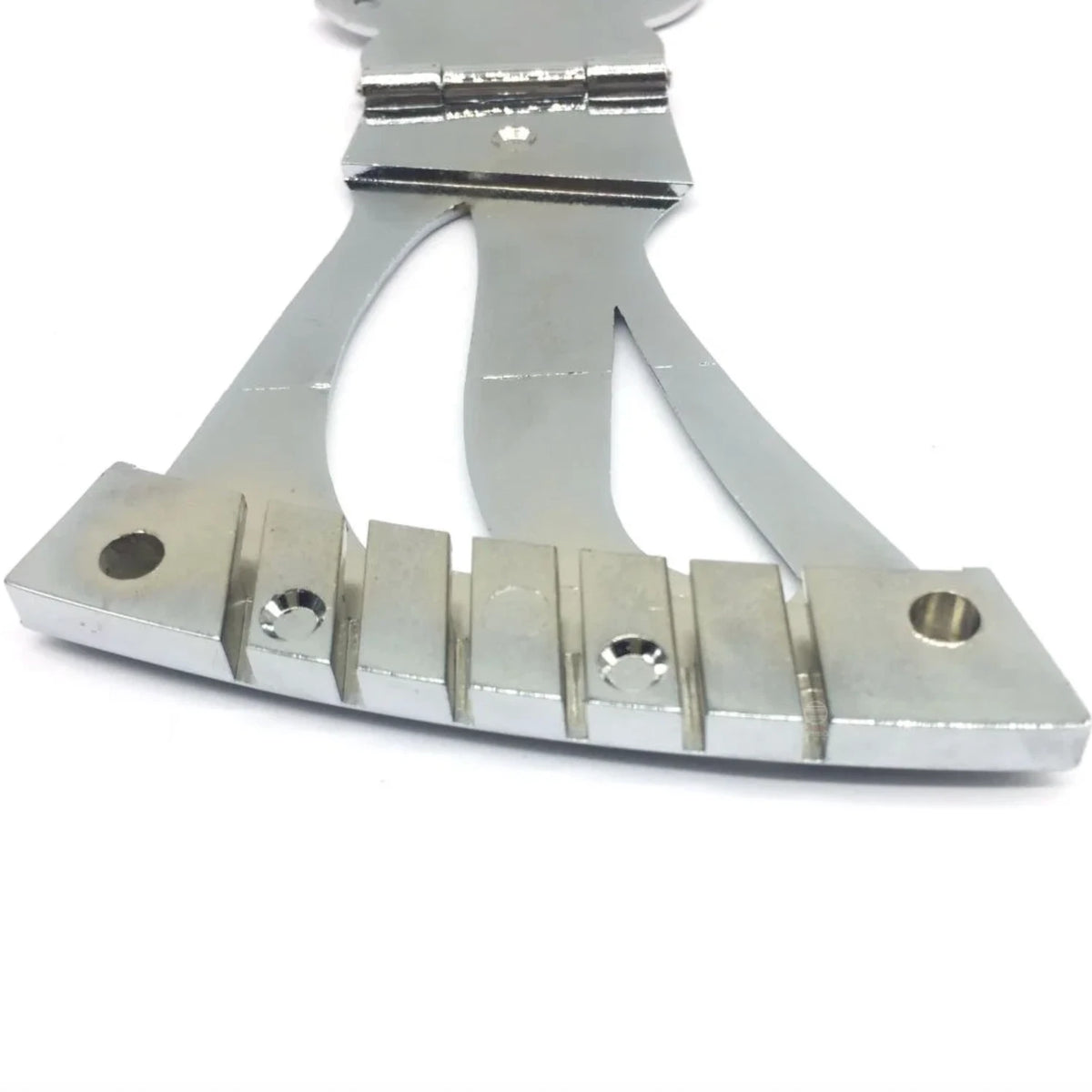Chrome Semi Hollow Jazz Guitar Tailpiece Trapeze