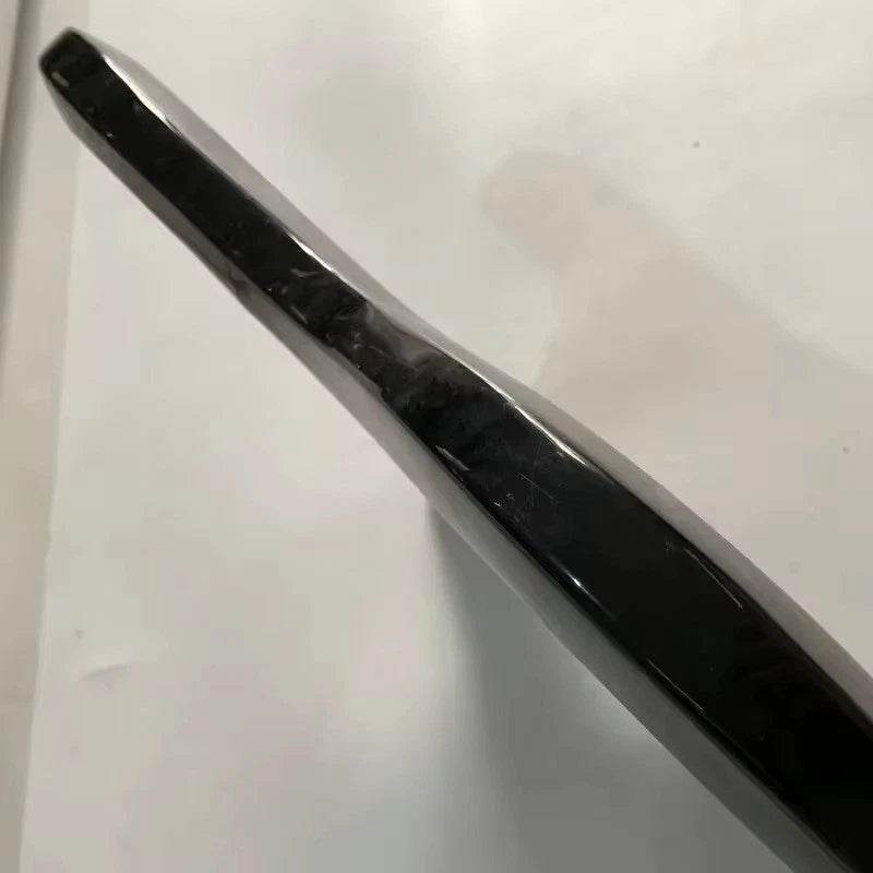 Black 6-String Jazz Bass Body, Unfinished DIY Project with Fixed Bridge
