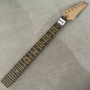 Maple Wood Electric Guitar Neck, Rosewood Fingerboard, Tree of Life Inlay