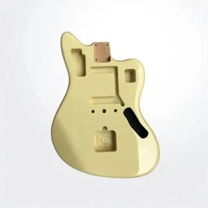 Cream Guitar Alder Wood Body DIY Project Fit Jaguar Guitars