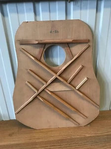 Spruce Plywood 41 Inch Acoustic Guitar Body Panel with Wooden Bracket