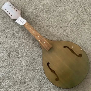 DIY Project Mandolin 8 String Guitar, Spruce Maple Top, Mahogany Neck