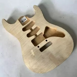 HSS Tiger Maple Top Guitar Basswood Body Fit Stratocaster Strat