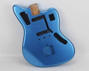 Metallic Blue Alder Wood Guitar Body Fit Jaguar Guitars