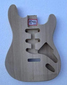 SSS Unfinished Ash Wood Guitar Body Fit Strat Stratocaster