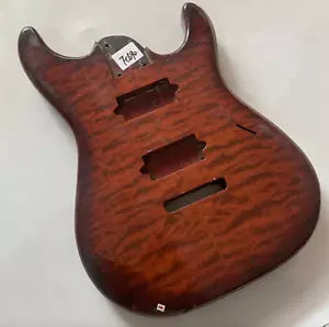 HH Quilted Maple Top Sunburst Guitar Basswood Body DIY Project