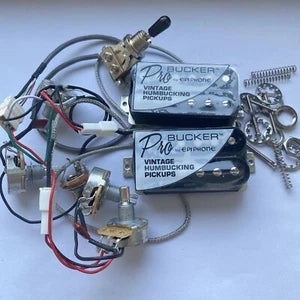 Epiphone ProBuckers Humbucker Alnico Pickups Wiring Harness Fit Les Paul LP SG