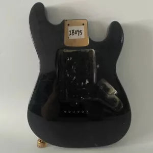Basswood Black Electric Guitar Body, String Through Bridge Fit Stratocaster ST