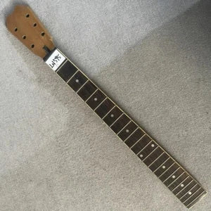 Maple Wood DIY Project Guitar Neck, Rosewood 22 Frets Fingerboard