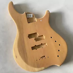Basswood 4 String Electric Bass Body DIY Project