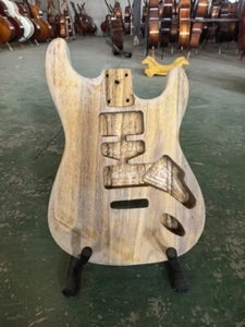 Poplar Wood DIY Project Guitar HSH Body Fit Stratocaster Strat