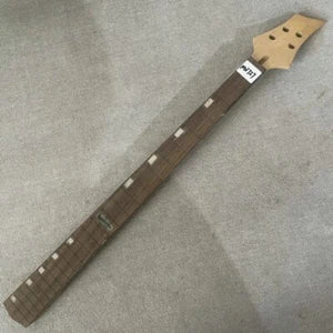 Maple Wood Electric Bass 4 String Neck, Rosewood Fingerboard 24 Frets