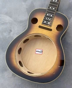 Custom DIY Project Dobro Resonator Guitar, Maple Neck, Rosewood Fingerboard