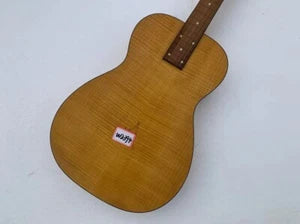 Tiger Maple Top Dobro Resonator Guitar Body with Neck, Rosewood Fretboard