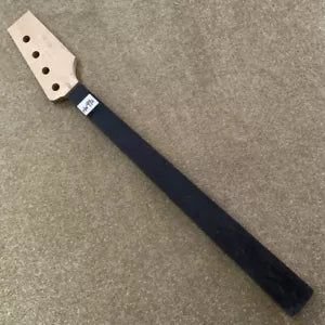 Fretless Rosewood Fingerboard 4 String Bass Uncut Maple Neck DIY Project