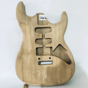 HSS Basswood Guitar Double Cutaway Body with 2 Point Bridge System Fit Strat ST
