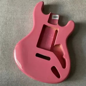 Pink Glossy Finish Guitar Basswood Body Fit Stratocaster ST