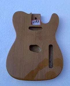 Natural Glossy Finish Alder Wood Single Cut Guitar Body Fit Telecaster Tele