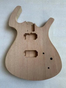 HH Unfinished Mahogany Wood Guitar Body DIY Project