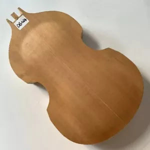 Spruce and Maple Unfinished Violin Bass Hollow Body DIY Project