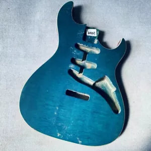 Quilted Maple Top Ash Wood SSS Guitar Body DIY Project