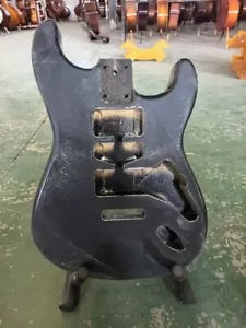 Black Poplar Wood Guitar Body HSH DIY Project Fit Strat Stratocaster