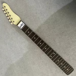 Cream Maple Wood Electric Guitar Neck, 22 Frets Rosewood Fingerboard