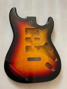 Poplar Wood Tobacco Burst Guitar Body Fit Stratocaster Strat