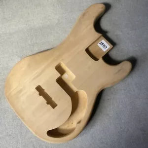 Unfinished Basswood 4 String Electric Bass Body Fit Precision P Bass