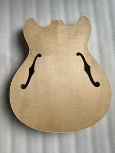 Tiger Maple Top Jazz Guitar Thin Body DIY Project