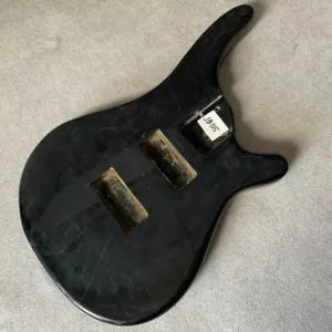 Black 4 String Electric Bass Basswood Body DIY Project