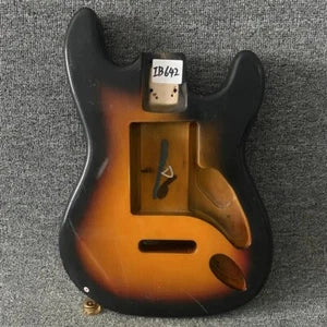 Basswood Solid Guitar Tobacco Burst Body Fit Strat Stratocaster