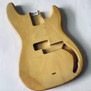 Alder Wood 4 String Bass Guitar Body DIY Project