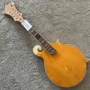 Semi Finished 8 String Mandolin, Mahogany Neck, Rosewood Fingerboard DIY Project