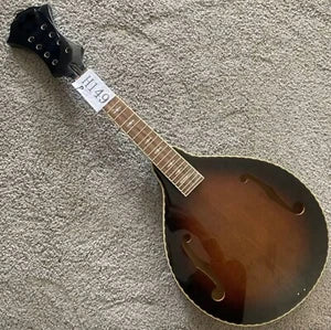 Tobacco Burst 8 String Mandolin Guitar, Rosewood Fingerboard Neck