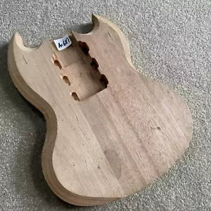 HHH Mahogany Wood Unfinished Guitar Body Fit SG Guitars