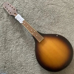 Spruce Wood Top 8 String Mandolin Body with Neck, Rosewood Fingerboard