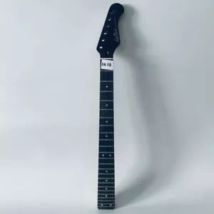 Black Maple Wood Electric Guitar Neck, Rosewood 24 Frets Fingerboard